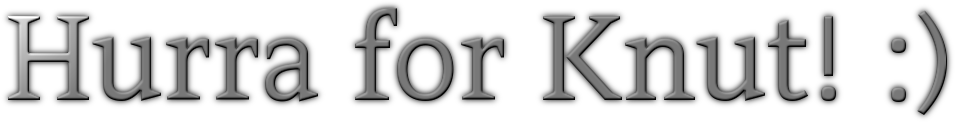 Gratulerer med dagen, Knut!